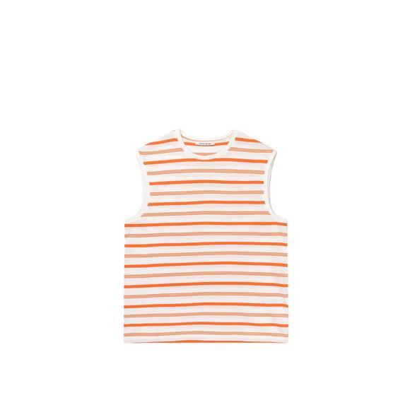NEW WOOD WOOD lydia stripe top in dusty orange - Picture 3 of 4
